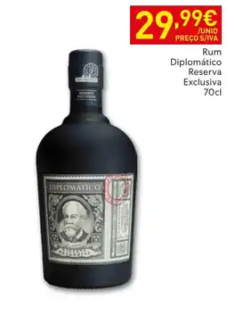 Recheio Rum Diplomático Reserva Exclusiva promoção