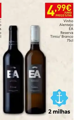 Recheio Vinho Alentejo EA Reserva Tinto/ Branco promoção