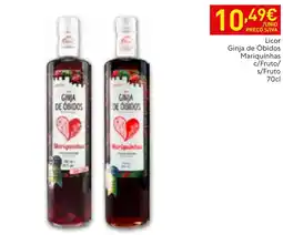 Recheio Licor Ginja de Óbidos Mariquinhos promoção