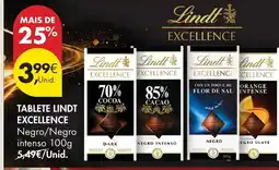Pingo Doce Tablete lindt excellence promoção