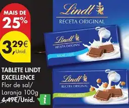 Pingo Doce Tablete lindt excellence promoção