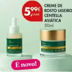 Pingo Doce Creme de rosto ligeiro centella asiática promoção