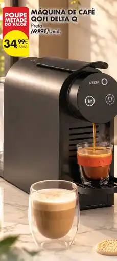 Pingo Doce Máquina de café metade qofi delta q promoção