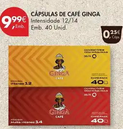Pingo Doce Cápsulas de café ginga promoção