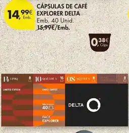 Pingo Doce Cápsulas de café explorer delta promoção