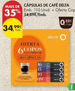 Pingo Doce Cápsulas de café delta promoção