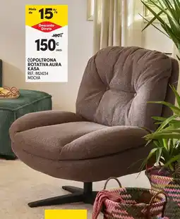 Continente Poltrona rotativa aura kasa promoção