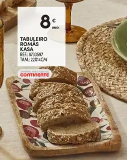 Continente Tabuleiro romas kasa promoção