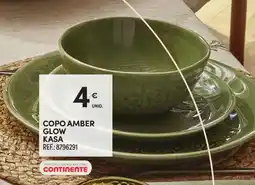 Continente Copo amber glow kasa promoção