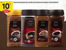 Continente Numa seleção de cafés solúveis da marca continente promoção