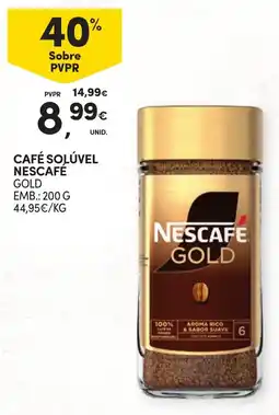 Continente Café solúvel nescafe gold promoção