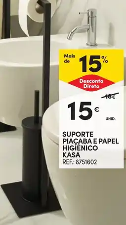 Continente Suporte piacaba e papel higiénico kasa promoção
