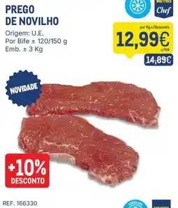 Makro Prego de novilho promoção