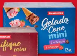 Recheio Mini cone chocolate e morango promoção