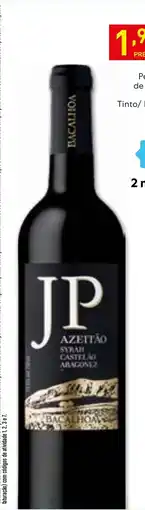 Recheio Vinho Península de Setúbal JP Tinto/ Branco/ Rosé promoção