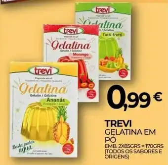 Trevi gelatina em pó