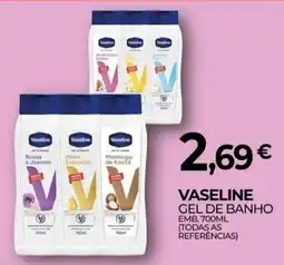 Miranda Supermercados vaseline gel de banho promoção