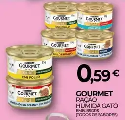 Miranda Supermercados Gourmet ração húmida gato promoção