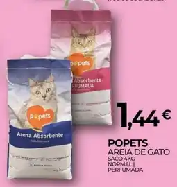 Miranda Supermercados Popets areia de gato promoção