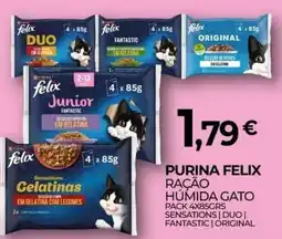 Miranda Supermercados purina felix ração húmida gato promoção