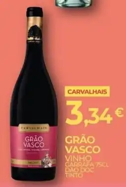 Miranda Supermercados Carvalhais grão vasco vinho tinto promoção