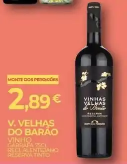 Miranda Supermercados V. Velhas do Barão vinho promoção