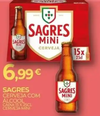 Sagres cerveja com álcool