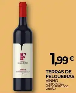 Miranda Supermercados Terras de Felgueiras vinho verde tinto doc promoção