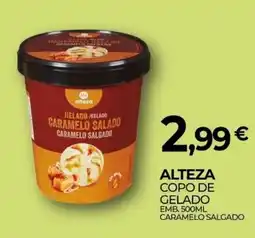 Miranda Supermercados Alteza copo de gelado caramelo salgado promoção