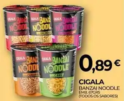 Miranda Supermercados Cigala banzai noodle promoção