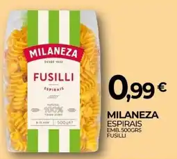 Miranda Supermercados milaneza espirais fusilli promoção