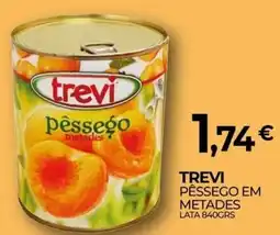 Miranda Supermercados Trevis pêssego em metades promoção