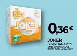 Miranda Supermercados joker guardanapos promoção