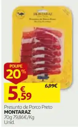 Auchan Presunto de Porco Preto Montaraz promoção