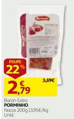 Auchan Bacon Extra Porminho promoção
