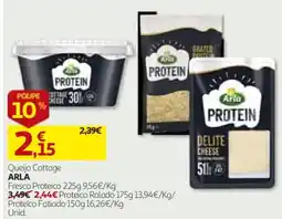 Auchan Queijo Cottage Arla promoção