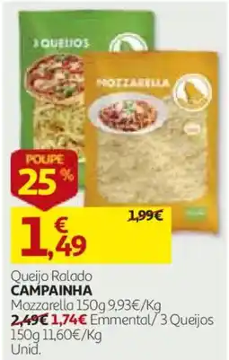 Auchan Queijo Ralado Campainha promoção