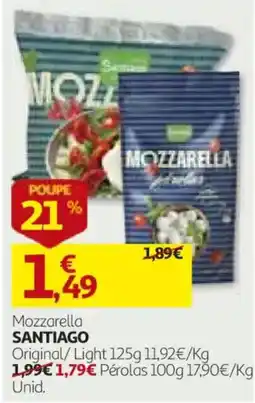 Auchan Mozzarella santiago promoção