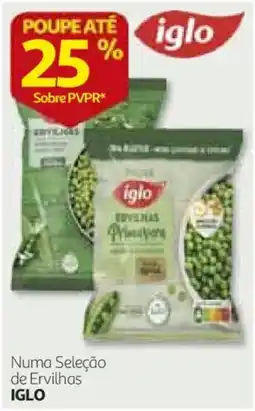 Auchan Numa Seleção de Ervilhas Iglo promoção