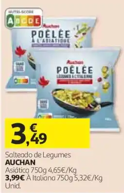 Auchan Salteado de Legumes Auchan promoção