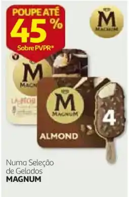 Auchan Numa Seleção de Gelados Magnum promoção