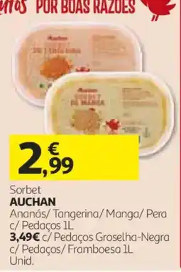 Auchan Sorbet auchan promoção