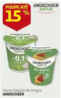 Auchan Andechser natur bio-jogurt promoção