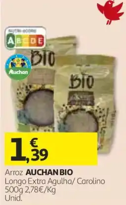 Auchan Arroz Auchan Bio promoção