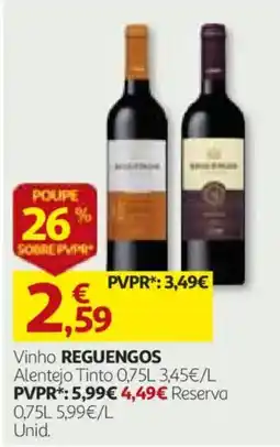 Auchan vinho reguengos promoção