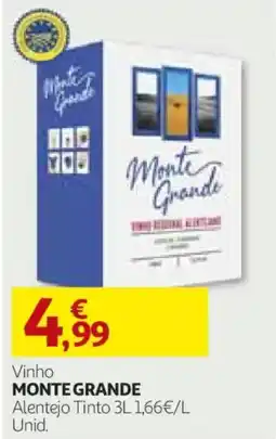 Auchan Monte Grande Vinho promoção