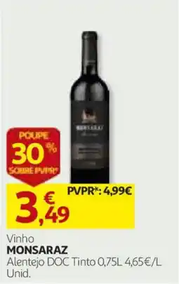Auchan Vinho Monsaraz promoção