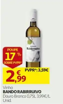 Auchan Vinho Bando Rabirruivo promoção