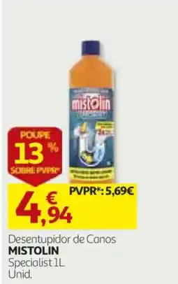 Auchan desentupidor de canos mistolin specialist promoção