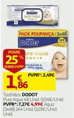 Auchan toalhitas dodot promoção